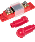 Beefy 150 Amp ANL Fuse And Holder Kit Red For Auto Electrical Systems with heavy duty nylon base and high heat resistance