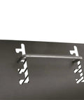 Close-up of adjustable grate handle on Park Style Charcoal Grill For Camping And Backyard Outdoor Cooking Portable Patio Barbecue