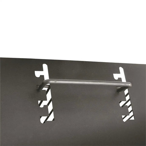 Close-up of adjustable grate handle on Park Style Charcoal Grill For Camping And Backyard Outdoor Cooking Portable Patio Barbecue