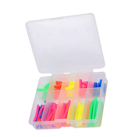 Snazzy 600 Pc Heat Shrink Tubing Kit With Colorful Wire Insulation Sleeves And Storage Boxes For Electricians Diy Car Repair And Cable Wrapping Projects That Get You Back On The Road Fast, open organizer with multicolor tubes
