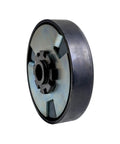 Top Notch Heavy Duty Centrifugal Clutch For Go Kart, 10 Tooth Sprocket With Bolt And Washer Kit, Knockout Steel Build For 65 HP Engines, round steel component.