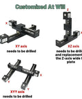 Dual Axis Or Triple Axis T06 Lead Screw Linear Sliding Stage Kit For Desktop Positioning Equipment Gantry Frame Build With Integrated Rail System And Smooth Transmission For Dope Precision Robotic Or Fixture Setup, XY axis layout