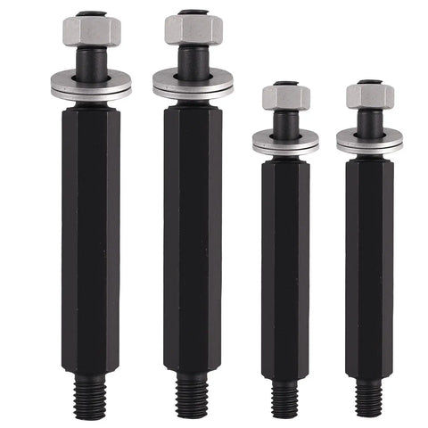 Thinking Process: 5 ton bearing puller screws with nuts and washers, black 45# steel replacement parts