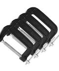 Heavy Duty 4 Inch C Clamp Set In Steel For Woodworking Welding And Building Projects Industrial Strength Clamps