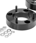 Beefed Up 2 Inch Lift Kit For F150 2004 2026 4WD 2WD Front Lift Spacers Forged Aircraft Aluminum Heavy Duty 12.9 Grade Bolts set