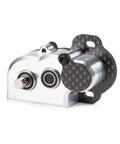 Ultra Light Portal Transmission Tiny Gearbox With Slipper Pad For 1/10 LCG Chassis Cheater Rigs Capra SCX10 III AR45 Silver