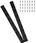 Built Tough 16 Inch Stainless Steel Piano Hinges 2 Pack Heavy Duty Continuous Barrel Hinges For Cabinet Doors And Secure Gates Includes Mounting Screws