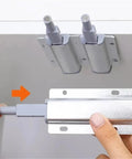 Magnetic Cabinet Door Latches Set 1 3 5 Pack Handle Free Touch Release Aluminum Alloy installation process