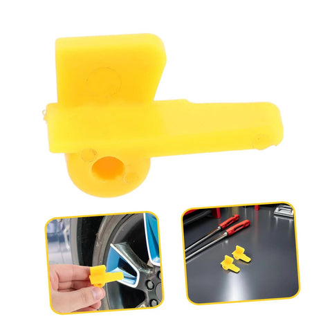 Pro Grade Tire Changer Head Protector Guards 2 Pack Yellow Scratch Resistant Jaw Covers For Tire Machines Auto Shop Use