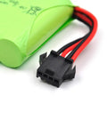 Close-up of 4 Pack 7.4V 1000mAh Li Ion RC Car Battery With SM 4P Plug For DE36W DE65 1 16 Scale Off Road Four Wheel Drive Beefy Power