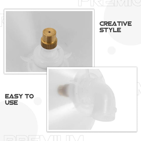 Drift Free Windproof Farm Spray Nozzle Set With Transparent Shield featuring brass tip and attachment for precise chemical application