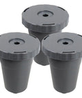 Keurig Compatible Reusable Coffee Filter Set For K10 To K100 Models, gray replacement filters, three pack, front view