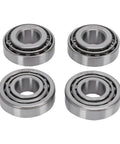 Durable Tapered Roller Bearing Kit For Trailer Wheel Hub 0.75 Inch Easy Install Tapered Inner And Outer Races Precision Fit four bearings