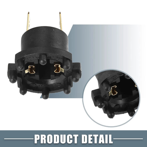 Headlight Socket Adapter Kit For Mazda 3 2004-2009 And Mazda 5 2006-2010 B28V-51-0A3 B28V-51-0A3A black plastic connectors