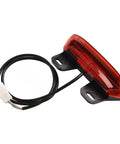 Ultra Bright 12V E Bike Taillight With Turn Signals And Brake Function For Night Rides Enhanced Safety System Reduces Accident Risk, red ABS rear light with cable