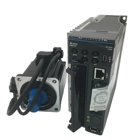 Beefed Up 220V Servo Motor Kit Bundle With Brake, 750W to 1.5KW B3 Series, 60mm 80mm 130mm Frames, 24bit Pulse Input, Ready For CNC, Robotics and Automation Projects. 220V AC servo motor and drive kit