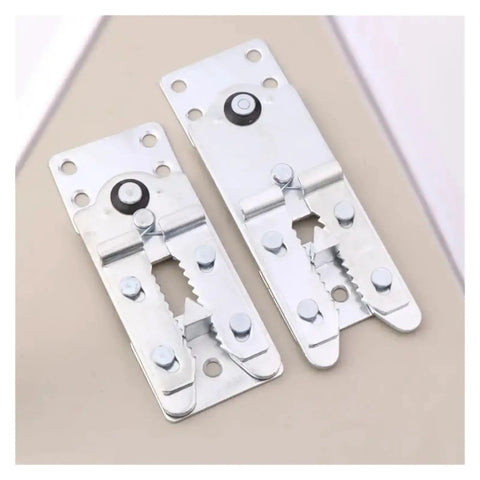 Sturdy Sofa Couch Sectional Connector Snap Metal Bracket Hinges For Furniture Assembly Easy DIY Setup Heavy Duty Fittings