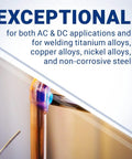 Premium 10 Pack 1/16 Inch 1.5 Lanthanated TIG Welding Tungsten Electrodes WL15 EWLa 1.5 Gold Tip For Beginners To Pros Smooth Arc High Quality Highly Rated, AC/DC use
