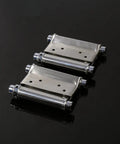 Heavy Duty Two Pack Three Inch Double Action Spring Hinged Door Hinges For Swing Doors Ideal For Living Rooms And Cafes Stainless Steel