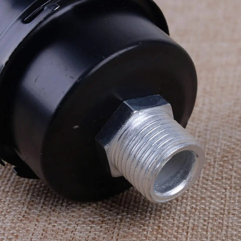 Replacement Air Compressor Silencer HL018200AV Filter metal 20mm thread close-up view