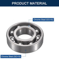 Open Type Deep Groove Ball Bearing 45 mm Inner Diameter 100 mm Outer Diameter 25 mm Thick Pre Lubricated Chrome Steel Z2 Low Noise ABEC 3