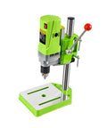 Gitohoni Mini Milling Machine Precision Table Top Electric Drill Press And Micro Rotary Tool For Craftwork with metal base.