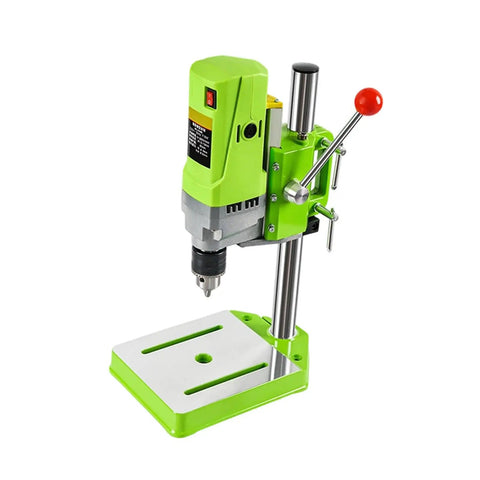 Gitohoni Mini Milling Machine Precision Table Top Electric Drill Press And Micro Rotary Tool For Craftwork with metal base.