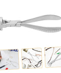 Stainless Steel Eyeglasses Frame Bending Pliers Pro Grade Gear Optical Repair Tool For Quick And Precise Glasses Fixing Easy To Use
