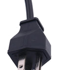Heavy Duty Electric Pallet Jack Charger Cable For Big Joe Forklift EZ30 E30 D40 EZ40 Replacement Part 1115-500006-10 black power plug close-up.
