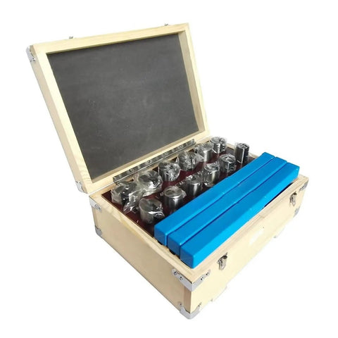 Pro Grade Beast Keyway Cutting Tool Kit 21 Piece Puller Set In High Speed Steel HSS displayed in wooden box