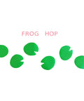 Frog hop lily pads from Sensory Path Floor And Wall Decals Set Of 9 Vinyl Designs For Classrooms And Daycares, kid-friendly pattern