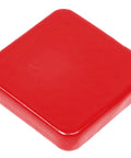 Red 500 G Lead Brick For Apnea And Pocket Sinkers Heavy Casting Weight 80 X 80 X 9 Mm Durable Italian Made Core PVC coated