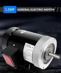 Beefy 1.5 HP General Purpose Electric Motor With 1725 RPM, Three Phase, Four Pole 56C TEFC, 60 Hz, 230 and 460 Volt