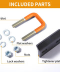 Heavy Duty Hitch Tightener For 1.25 In And 2 In Hitches With Anti Rattle Stabilizer Beefed Up Rubber Coated U Bolt Reduces Movement