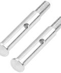 Beefy Steel Front Axles For Traxxas Slash 2WD Rustler VXL Stampede One Tenth RC Car Replacement, CNC Machined For Precision And Durability