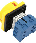 Rotary Cam Changeover Switch 3 Pole 2 Position Load Circuit Breaker On Off Power Switch 25 Amp Compact Industrial Control Switch