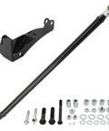 Adjustable Front Track Bar For Dodge Ram 1500 2500 3500 4WD 1994-2002 Keep Your Front Axle Centered, Eliminate Axle Drift And Bump Steer, Heavy Duty Panhard Bar Replacement For 4x4 Off Road Performance, black steel bar and bracket with hardware