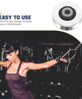 Aluminum Pulley Wheel For Cable Machines 2.09 Inch Silent Bearing Rope Roller for home gym cable training