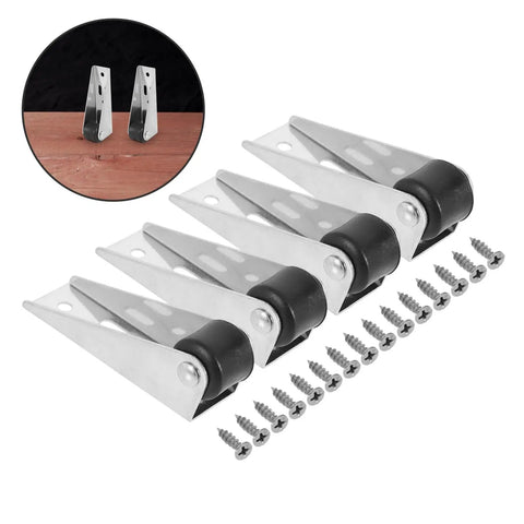 Killer Durability Heavy Duty Sliding Door Track Pulley Roller Set With Zero Friction Silent Glides For Closets Cabinets And Wardrobes No Stress Easy Install Replacement Hardware with roller brackets and screws.