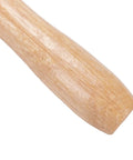 Heavy Duty PVC Welding Seam Roller With Double Bearing Handles wood grip close-up for tarpaulin repair use.