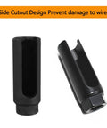 7/8 Inch 6 Point O2 Sensor Socket Wrench For Quick Removal With Harness Still Plugged In, side view, durable metal