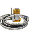 Heavy Duty Cnc Automatic Tool Sensor And Precision Probe Gauge For Nitty Gritty Machining Setup With Spot On Tip Damage Detection and Slick Waterproof Calibration detailed view of sensor with metallic coil.