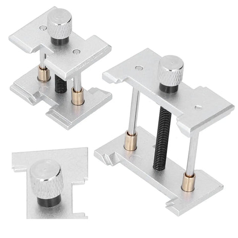 Two Sizes Included Steel Watch Movement Holder Base For Precision Repair Pro Grade Setup with two sizes visible