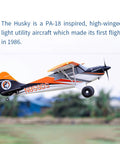 Arrows RC Plane For Adults Ultimate Husky 1800mm With Vector Flight Stabilization System in flight outdoors