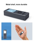 Compact Laser Distance Meter With Pythagorean Mode, 131 Ft Range, USB Charging, LCD Backlight, Area And Volume Measurement, Real Time Angle Display, Single And Continuous Readouts, Handy Tool For DIYers And Builders, metal shell, 56mm