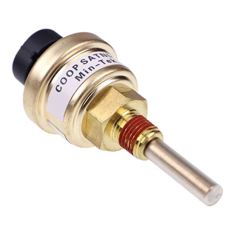 Beefed-Up Coolant Level Sensor For Cummins L10 M11 ISM N14 And ISX Engines, brass and metal construction, side view
