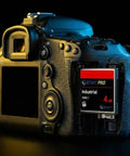 Ready To Roll 4GB Compactflash Memory Card With Blazing Fast UDMA Speeds And Rock Solid Shockproof Build For Vintage Digital Cameras And Demanding Worksite Applications in a DSLR camera.