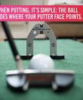 Put Your Putting Game On Point With Pro Putting Gates For Face Angle Control And Progressive Training on green putting mat