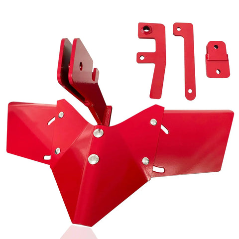 Rear Tine Tiller Furrower Kit With Three Adapter Types, Adjustable Plow Wings, No Fuss Installation, ideal for farmland use