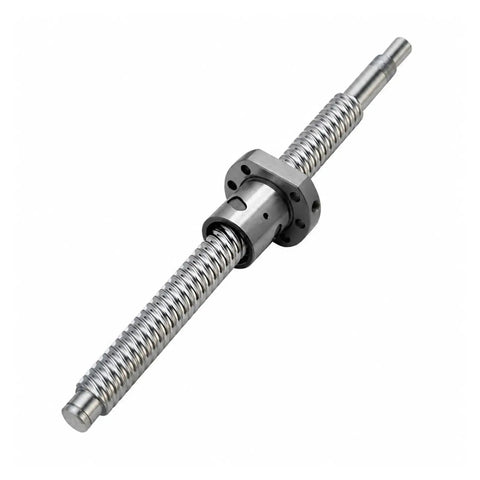 Awesome Ball Screw Kit With SFU2005 And SFU2010 For CNC Router Plus 20mm Rod Length 300 To 2000 Mm Includes BKBF15 Support Seat DSG20H Nut Coupling C7 Accuracy And Motor Drive Parts. CNC ball screw with BKBF15 nut housing and threaded shaft
